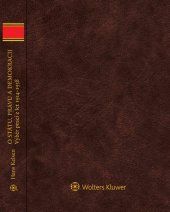 kniha O státu, právu a demokracii Výběr prací z let 1914-1938, Wolters Kluwer 2015