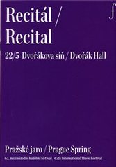 kniha Recitál 22/5 = Recital 22/5 : Dvořáková síň : Pražské jaro : 65. mezinárodní hudební festival, Pražské jaro 