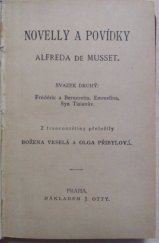 kniha Novelly a povídky. Svazek druhý, J. Otto 1903