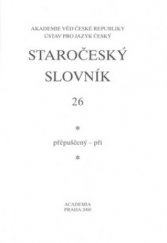 kniha Staročeský slovník 26., Academia 2008