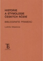 kniha Historie a etymologie českých rčení bibliografie pramenů, Karolinum  1998