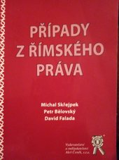 kniha Případy z římského práva, Aleš Čeněk 2010