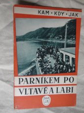 kniha Parníkem po Vltavě a Labi, Čedok 1952