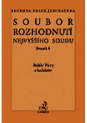 kniha Soubor rozhodnutí Nejvyššího soudu., C. H. Beck 2001