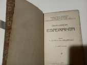 kniha Úplná methodická učebnice Esperanta s oběma slovníky, Čejka 1908