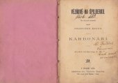 kniha Vězňové na Špilberku Karbonáři, Vácslav Řezníček 1893