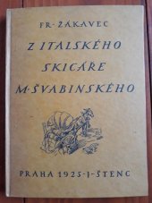 kniha Z italského skicáře M. Švabinského, Jan Štenc 1925