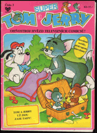 kniha Super Tom a Jerry 3. ohňostroj hvězd televizních comicsů., Merkur 1990