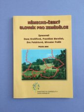 kniha Německo-český slovník pro zemědělce, Ministerstvo zemědělství České republiky 2004