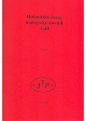 kniha Holandsko-český biologický slovník, JTP 2004