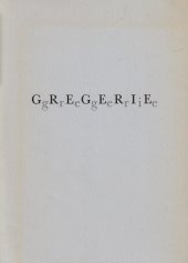 kniha Gregerie, Vítějovice 1999