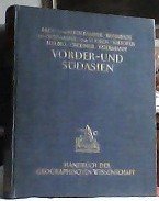 kniha Vorder-und Sudasien, Akademische Verlagsgesellschaft 1937