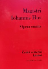 kniha Česká sváteční kázání = Sermones de sanctis Bohemici, Academia 1995