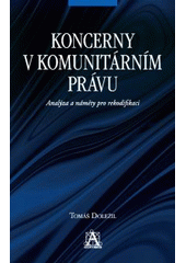 kniha Koncerny v komunitárním právu analýza a náměty pro rekodifikaci, Auditorium 2008