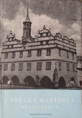 kniha Ústecké kapitoly vlastivědné [Sborník], KNV 1955