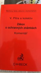 kniha Zákon o ochranných známkách komentář, C. H. Beck 1996