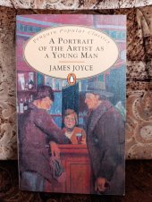 kniha A portrait of the artist as a Young Man , James Joyce  1996