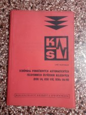 kniha Schémata pobočkových automatických telefonních ústředen reléových (USR 1/4, USR 1/10, USRs 1/6-10), Nadas 1969