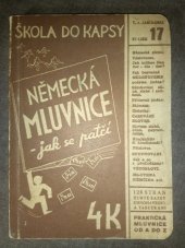 kniha Německá mluvnice jak se patří, Josef Hokr 1940