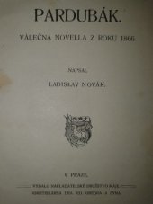 kniha Pardubák válečná novela z roku 1866, Máj 1906