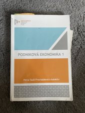kniha Podniková ekonomika 1, Západočeská univerzita v Plzni 2015
