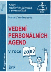 kniha Vedení personálních agend v roce 2002, Pragoeduca 2002