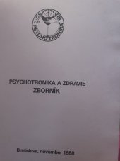 kniha Psychotronika a zdravie  zborník, Bratislava 1988