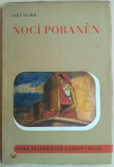 kniha Nocí poraněn lyrická hra, Česká akademie věd a umění 1943