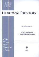 kniha Vývoj experimentu v aerodynamickém tunelu = Development of wind tunnel experiment, ČVUT 2009