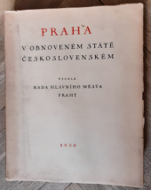 kniha Praha v obnoveném státě československém, Obecní důchody 1936