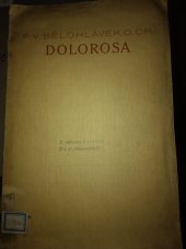 kniha Dolorosa, Nákl. a tiskem E. Šprongla 1921