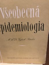 kniha Všeobecná epidemiologia, Slovenska akademia vied  1954