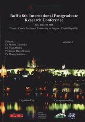 kniha Proceedings of the BuHu 8th International Postgraduate Research Conference 2008 Prague, Czech Republic, June 26th-27th 2008, Czech Technical University 2008