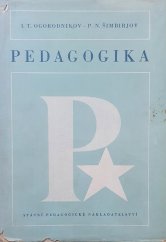 kniha Pedagogika, SPN 1952