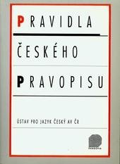 kniha Pravidla českého pravopisu školní vydání, Pansofia 1997