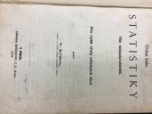 kniha Učebná kniha statistiky říše rakousko-uherské, I.L. Kober 1878