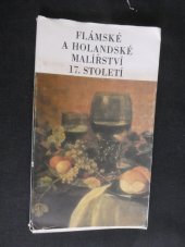 kniha Flámské a holandské malířství 17.století Alšova jihočeská galerie, Alšova jihočeská galerie v Hluboké nad Vltavou 1983