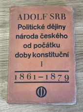 kniha Politické dějiny národa českého od počátku doby konstituční, J. Otto 1926