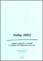 kniha Volby 2002 analýza programů a výsledků ve volbách do Poslanecké sněmovny, Periplum 2002