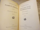 kniha Paměti lékařovy  Díl VIII. - Královnin náhrdelník sv. III. , Jos. R. Vilímek 1929