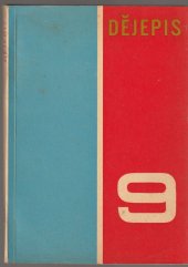 kniha Dějepis pro 9. ročník základní devítileté školy, SPN 1970