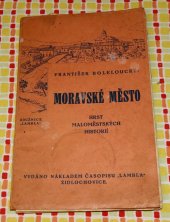 kniha Moravské město Maloměstské historky, Časopis Lambl 1934