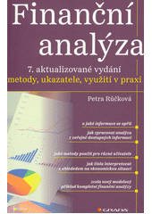 kniha Finanční analýza metody, ukazatele, využití v praxi, Grada 2021