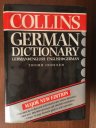 kniha German dictionary German/English, English/German, HarperCollins 1991