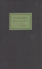 kniha Marinka, Sdružení českých umělců grafiků Hollar 1925