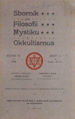 kniha Sborník pro filosofii, mystiku a okkultismus III, Hauner, Emanuel 1899