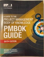 kniha A guide to the project management body of knowledge PMBOK guide, Project Management Institute 2017