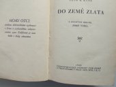 kniha Do země zlata, Českomoravské podniky tiskařské a vydavatelské 1928