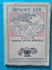 kniha Šípkový keř básně, Fr. Borový 1916