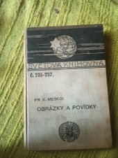 kniha Obrázky a povídky, J. Otto 1909